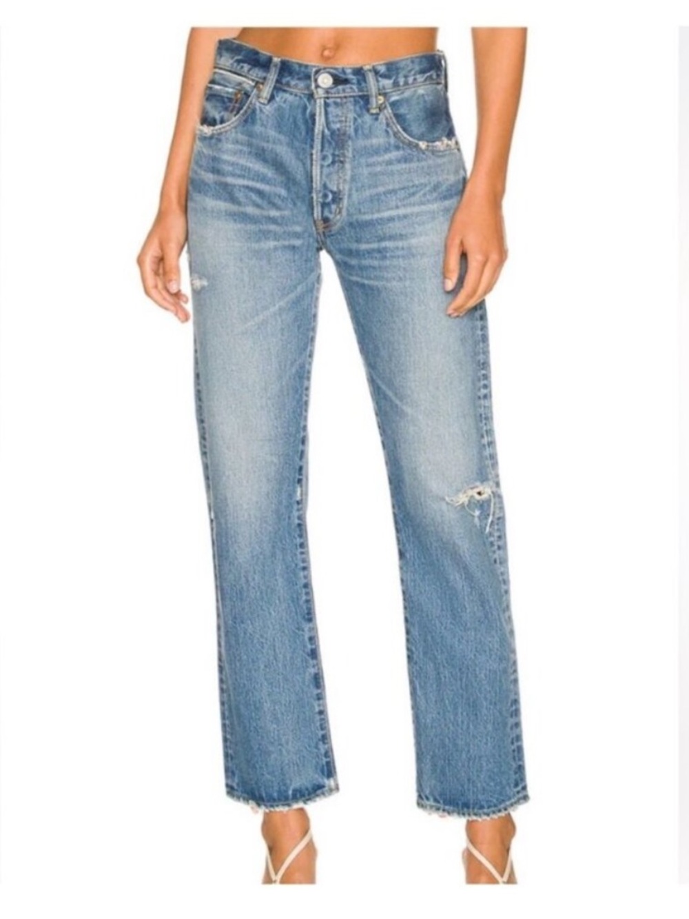 Moussy Vintage Loews Straight Jean Size 31 Blue